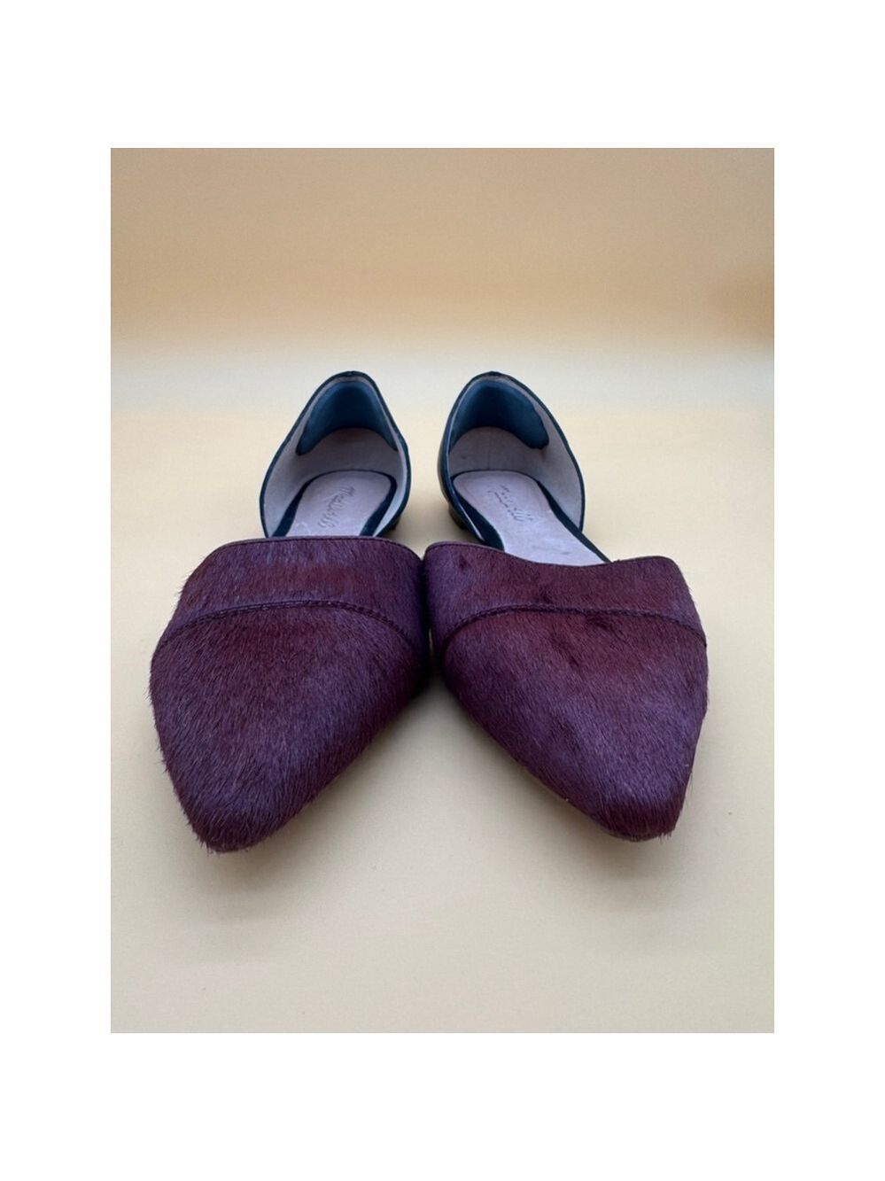 Women's Madewell Flats Size 7 Purple and Black - Picture 2 of 6